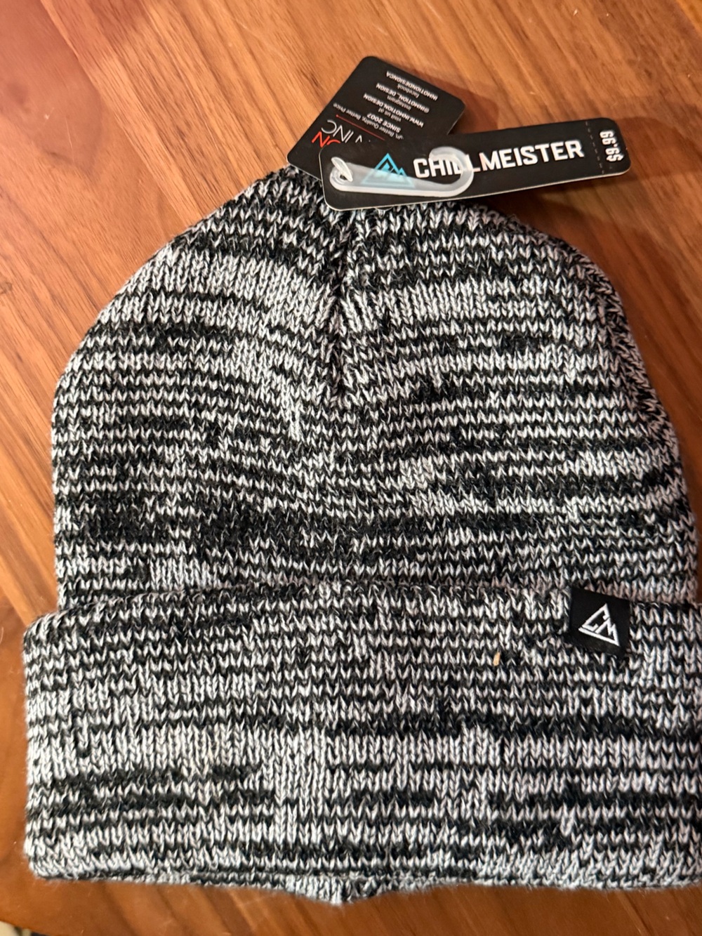 TWO piece grey beanies Unisex